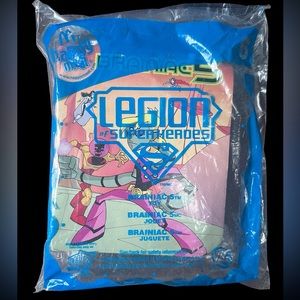 Vintage 2007 McDonalds Happy Meal Legion of Super Heroes #6 Brainiac Sealed NEW